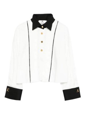 ELISABETTA FRANCHI: shirts - Crop Shirt