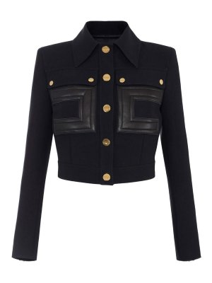 ELISABETTA FRANCHI: Chaquetas casual - Chaqueta Casual - Negro