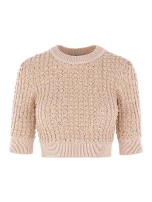 ELISABETTA FRANCHI: Tops y camisetas sin mangas - Top - Amarillo