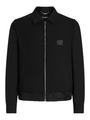DOLCE & GABBANA: shirts - Dolce &Amp Gabbana Wool Canvas Jacket