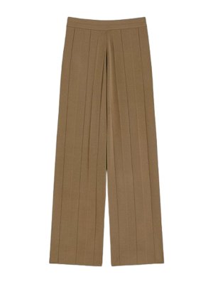 Max Mara: casual trousers - Viscose Crepe Yarn Trousers