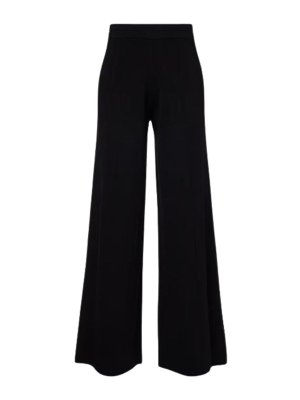 Max Mara: カジュアルトラウザー - カジュアルパンツ - 黒