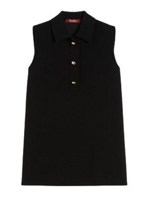 MAX MARA STUDIO: blouses - Cady Polo Golf Blouse