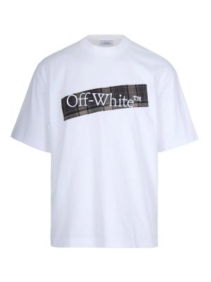 OFF-WHITE: Pull col rond - Pull Col Rond - Blanc