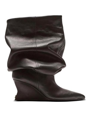 Balmain: ankle boots - Wedge Ankle Boots By