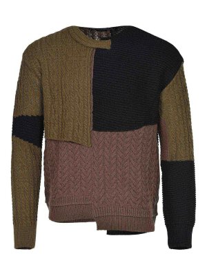 ANDERSSON BELL: Strickpullover mit Rundhalsausschnitt - Rundhalspullover - Bunt