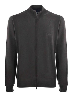 Hugo Boss: cardigans - Cardigan In Virgin Wool