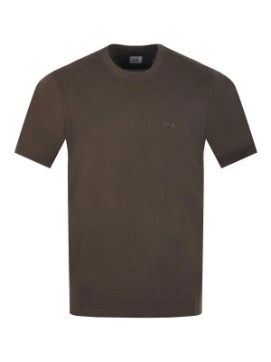 C.P. COMPANY: T-shirts - T-Shirt - Braun