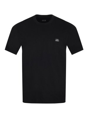 C.P. COMPANY: Camisetas - Camiseta - Negro