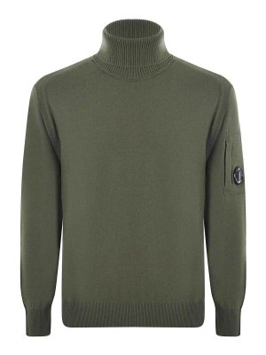 C.P. COMPANY: Turtlenecks & Polo necks - Wool Blend Turtleneck