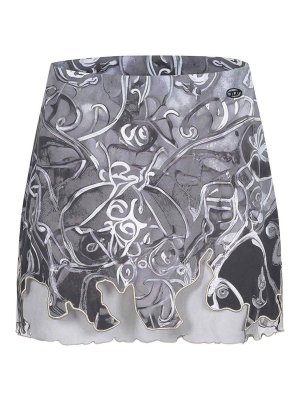 DIESEL: Robe longueur genou - Robe Au Genou - Gris