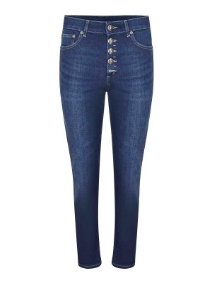 DONDUP: straight leg jeans - Jeans Instretch Denim