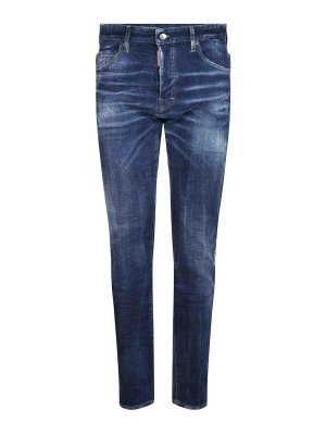 DSQUARED2: Jeans Rectos - Vaqueros Rectos - Azul