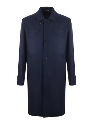 FAY: ニーレングスコート - 膝丈コート - ブルー