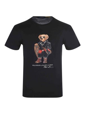 POLO RALPH LAUREN: Strickpullover mit Rundhalsausschnitt - Rundhalspullover - Schwarz