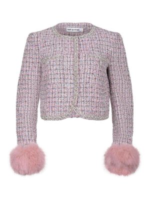 Self Portrait: casual jackets - Jacket Made Of A Wool Blend