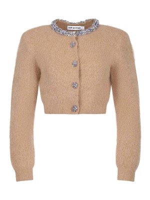 Self Portrait: Cardigans - Cardigan - Camel