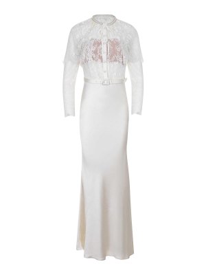 Self Portrait: ニーレングスドレス - 膝丈ドレス - 白