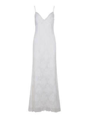 Self Portrait: ニーレングスドレス - 膝丈ドレス - 白