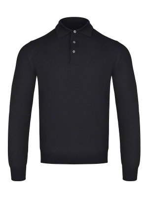 TAGLIATORE: polo shirts - Polo Made From Virgin Wool