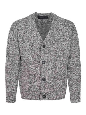 TAGLIATORE: cardigans - Cardigan Made Of Mixed Wool