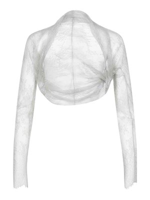 ALBERTA FERRETTI: Capes &  Ponchos - Shawl Made Of Lace