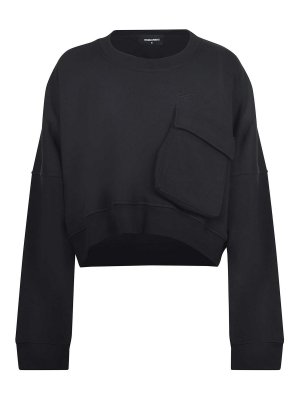 DSQUARED2: Sweatshirts & Sweaters - Sweatshirt Made Of  Cotton Blend