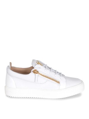 GIUSEPPE ZANOTTI: sneakers - Scarpe Da Ginnastica Realizzate In Pelle