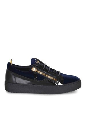 GIUSEPPE ZANOTTI: sneakers - Scarpe Da Ginnastica Realizzate In Pelle