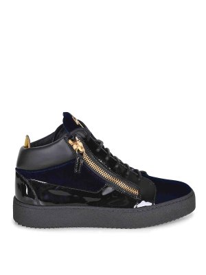 GIUSEPPE ZANOTTI: sneakers - Sneakers Alte Realizzate In Pelle