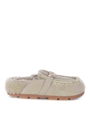 MOU: Mocassini e slippers - Slippers Made Of Genuine Suede