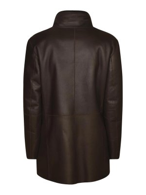 GIORGIO ARMANI: leather coats - Jacket