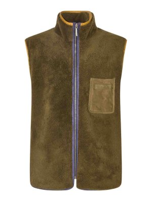 Marni: 毛皮＆シアリングコート - 毛皮/ムートンコート - 緑