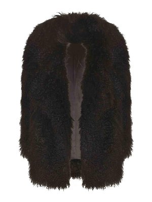 NUMERO OTTO: Knielange Mäntel - Knielanger Mantel - Schwarz