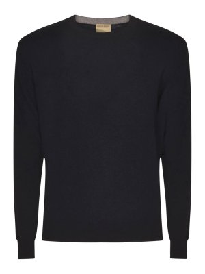 WOOLRICH: Suéteres con cuello pico - Suéter Cuello Redondo - Azul