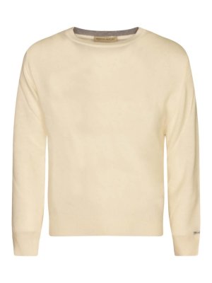 WOOLRICH: Suéteres con cuello pico - Suéter Cuello Redondo - Blanco
