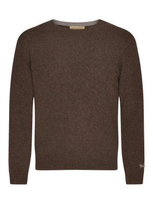 WOOLRICH: Suéteres con cuello pico - Suéter Cuello Redondo - Gris