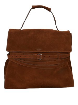 MOSCHINO: Bolsos para el trabajo - Bolso Para El Trabajo - Marrón