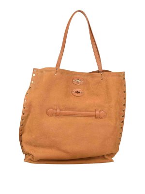 ZANELLATO: Handtaschen - Shopper - Braun