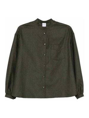 ASPESI: Chemises - Chemise - Vert Foncé