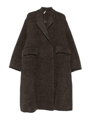 BOBOUTIC: Knielange Mäntel - Knielanger Mantel - Braun