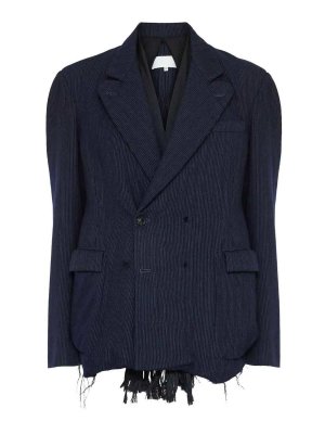 Maison Margiela: Vestes casuals - Veste Casual - Rouge Brun