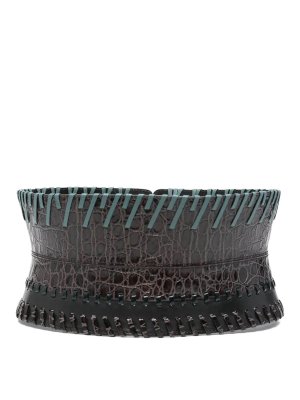 DRIES VAN NOTEN: Gürtel - Gürtel - Taupe