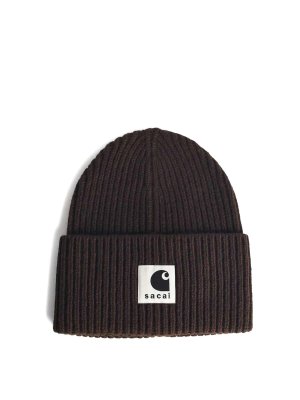 Sacai: beanies - Carhartt Wip Wool Knit Beanie