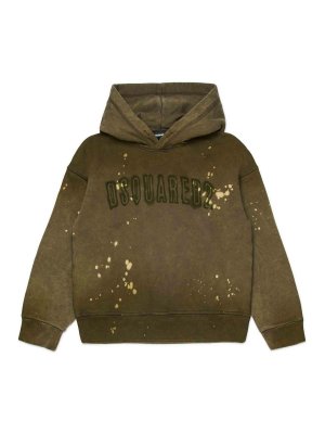 DSQUARED2: Sweatshirts und Pullover - Sweatshirt - Grün
