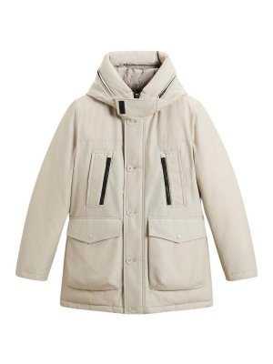 WOOLRICH: Parkas - Parka - Gris Claro