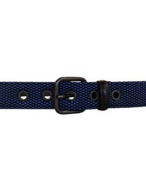 ORCIANI: belts - Blue-black elasticated belt