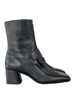 BRUGLIA: ankle boots - Black nappa ankle boot