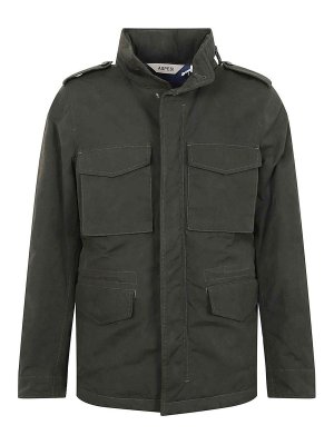 ASPESI: Chaquetas casual - Chaqueta Casual - Verde Oscuro