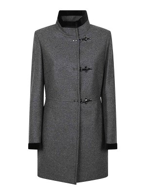 FAY: Manteaux au genou - Manteau Au Genou - Gris